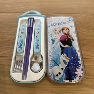 ディズニー(Disney)のディズニー　アナ雪　カラトリーセット(弁当用品)