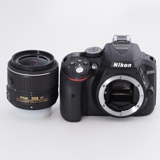 ニコン(Nikon)のNikon ニコン デジタル一眼レフカメラ D5300 18-55mm VR II レンズキット ブラック 2400万画素 3.2型液晶 D5300LK18-55VR2BK #9890(デジタル一眼)