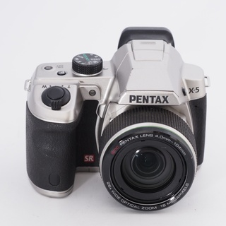 ペンタックス(PENTAX)のPENTAX ペンタックス X-5 クラシックシルバー 1,600万画素 広角-望遠ズームレンズ 単3型電池仕様 X-5 CLASSIC SILVER(コンパクトデジタルカメラ)