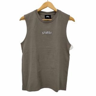 ステューシー(STUSSY)のStussy(ステューシー) センター立体ロゴ ノースリーブ カットソー メンズ(Tシャツ/カットソー(半袖/袖なし))