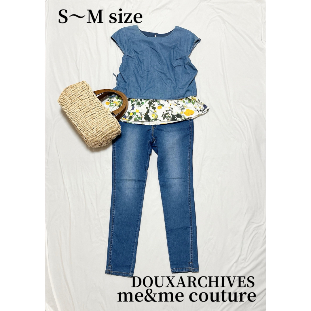 Doux archives(ドゥアルシーヴ)の夏服コーデ売りme&mecoutureスキニーDOUXARCHIVES半袖シャツ メンズのトップス(その他)の商品写真
