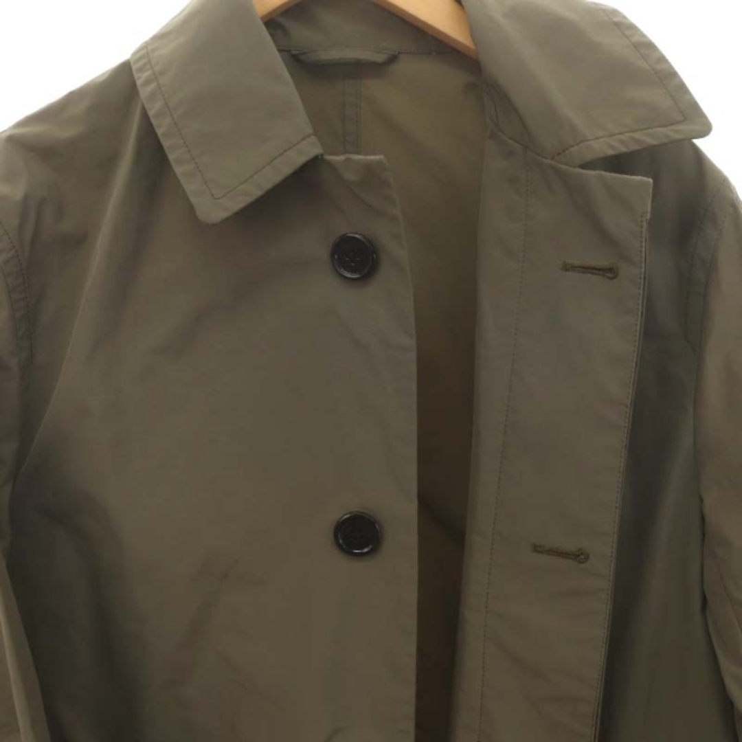 TOMORROWLAND(トゥモローランド)のTOMORROWLAND フィンクスチノビッグステンカラーコート M カーキ メンズのジャケット/アウター(ステンカラーコート)の商品写真