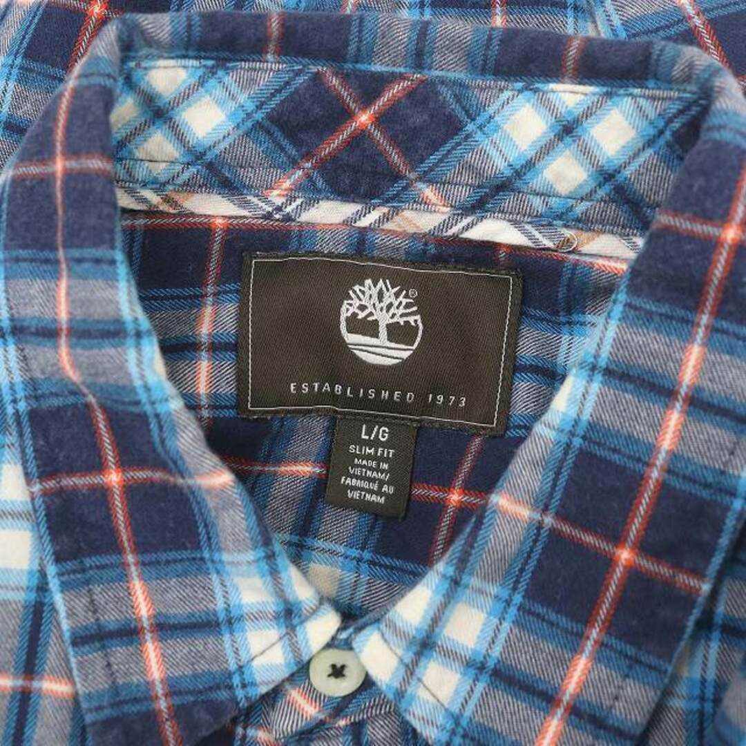 Timberland(ティンバーランド)のティンバーランド Timberland チェック柄 ネルシャツ 長袖 L/G メンズのトップス(シャツ)の商品写真