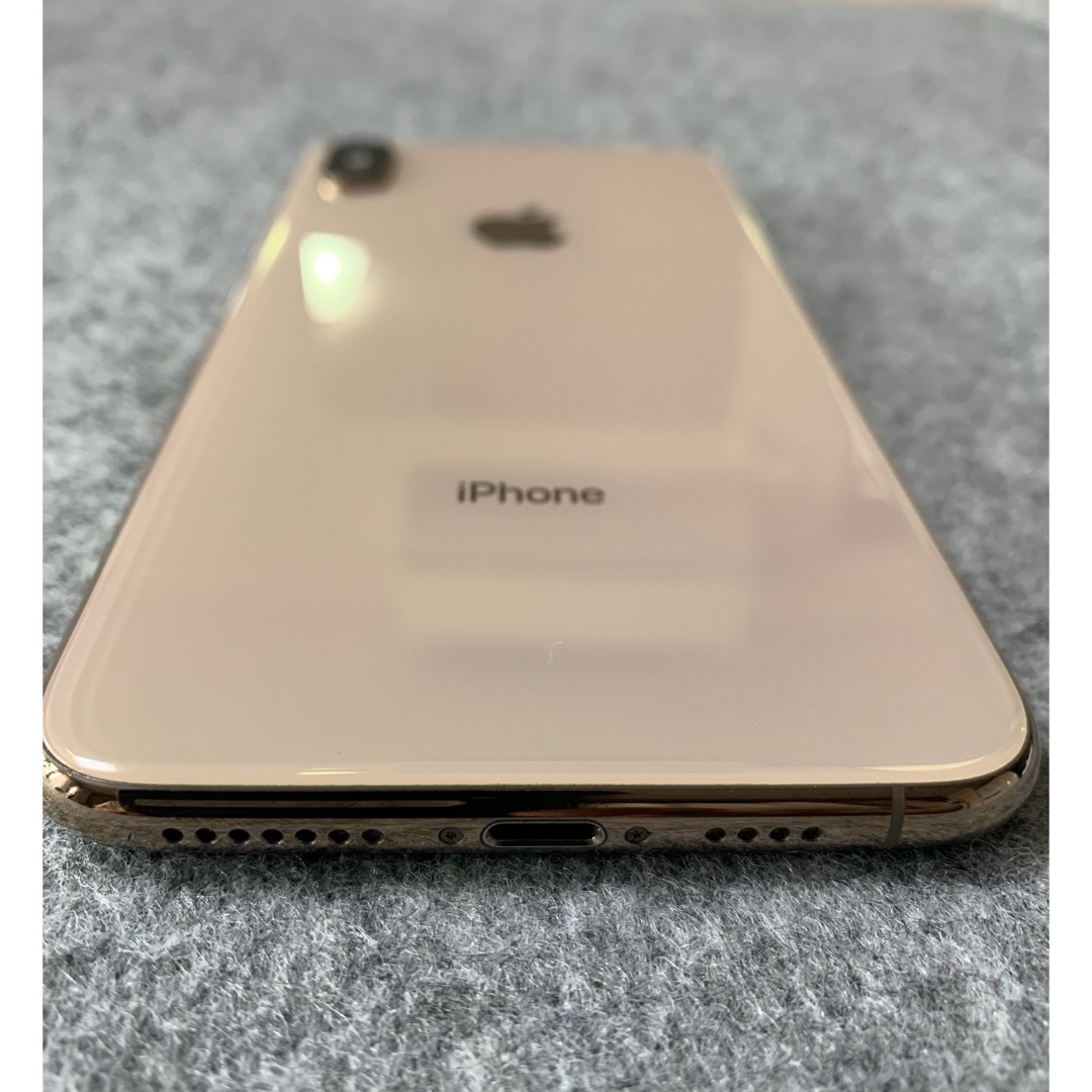 iPhone(アイフォーン)の超美品 国内版 SIMフリー iPhoneXS Max 256GB ゴールド色 スマホ/家電/カメラのスマートフォン/携帯電話(スマートフォン本体)の商品写真