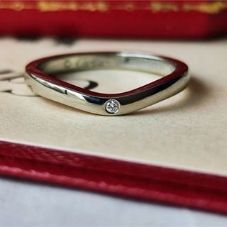 【Cartier カルティエ】バレリーナ ダイヤモンド プラチナ 7号(リング(指輪))