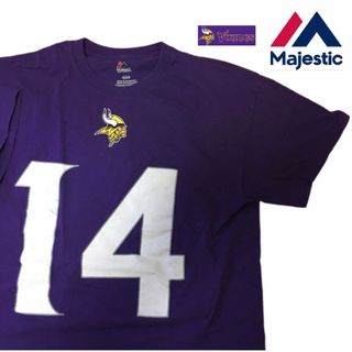 Majestic - Majestic Tシャツ　NFL ミネソタバイキングス　マジェステック　半袖