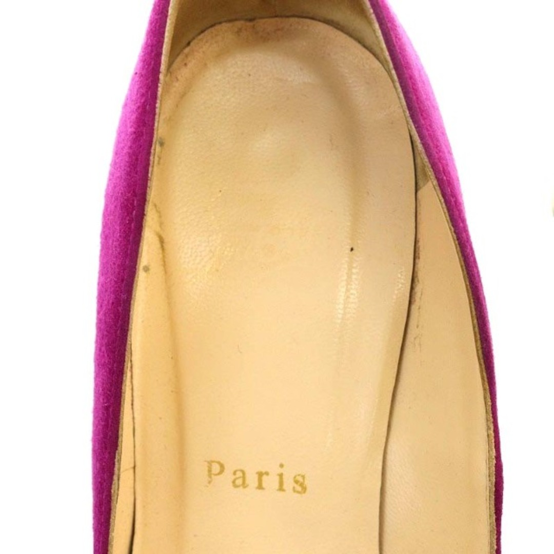 Christian Louboutin(クリスチャンルブタン)のクリスチャンルブタン SIMPLE PUMP 70 SUEDE 36 紫 レディースの靴/シューズ(ハイヒール/パンプス)の商品写真