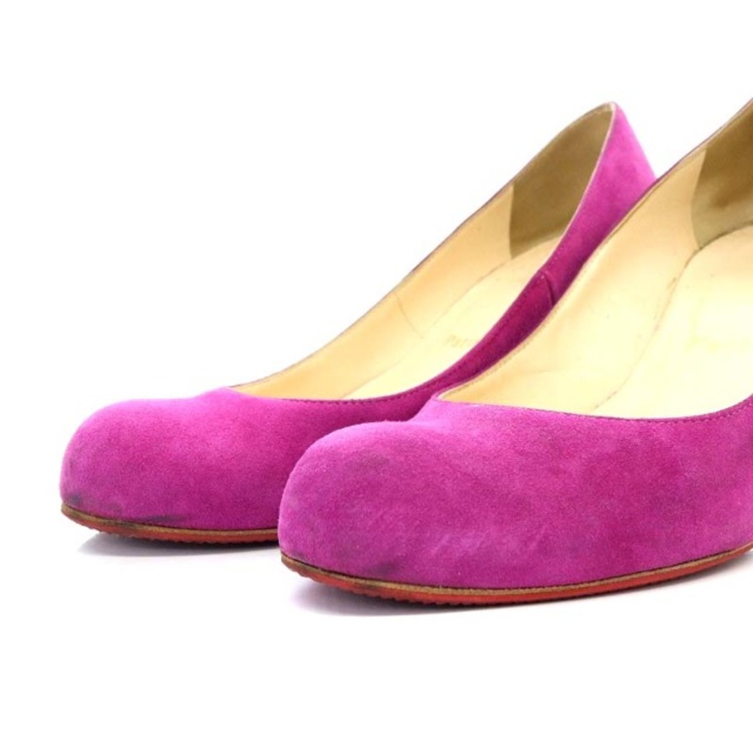 Christian Louboutin(クリスチャンルブタン)のクリスチャンルブタン SIMPLE PUMP 70 SUEDE 36 紫 レディースの靴/シューズ(ハイヒール/パンプス)の商品写真