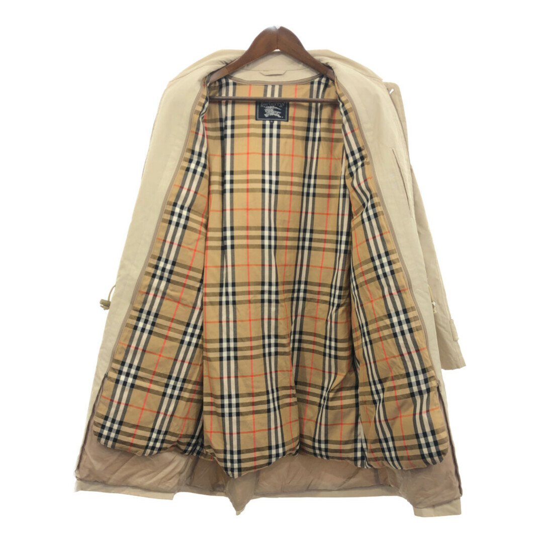 BURBERRY(バーバリー)の80年代 日本製 Burberrys バーバリーズ ステンカラーコート ダウンライナー 大きいサイズ ベージュ (メンズ 2XL) 中古 古着 Q5912 メンズのジャケット/アウター(トレンチコート)の商品写真