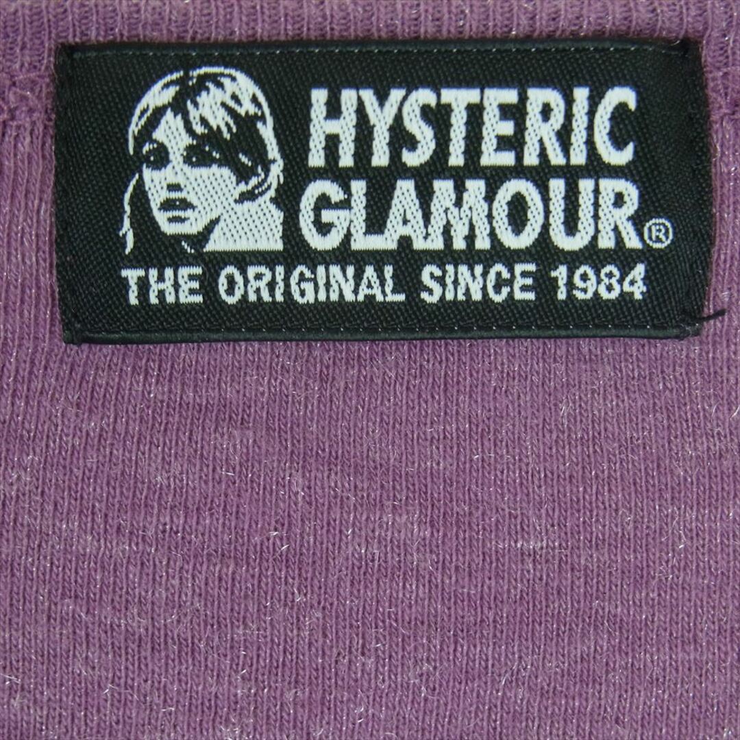 HYSTERIC GLAMOUR(ヒステリックグラマー)のHYSTERIC GLAMOUR ヒステリックグラマー 01173CL21 HYS KILLER ガール プリント 長袖 Tシャツ FREE【中古】 レディースのトップス(Tシャツ(長袖/七分))の商品写真