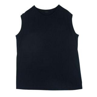 コモリ(COMOLI)のCOMOLI コモリ 23SS X01-05010 空紡天竺 ノースリーブ Tシャツ タンクトップ ダークネイビー系 2【中古】(Tシャツ/カットソー(半袖/袖なし))