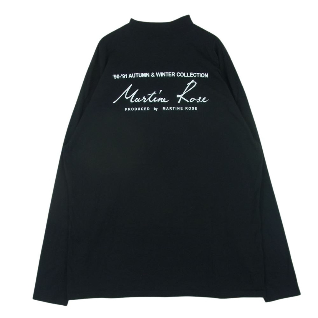 マーティンローズ MARTIN ROSE モックネック ロゴ 長袖 Tシャツ ブラック系 L【中古】 メンズのトップス(Tシャツ/カットソー(七分/長袖))の商品写真