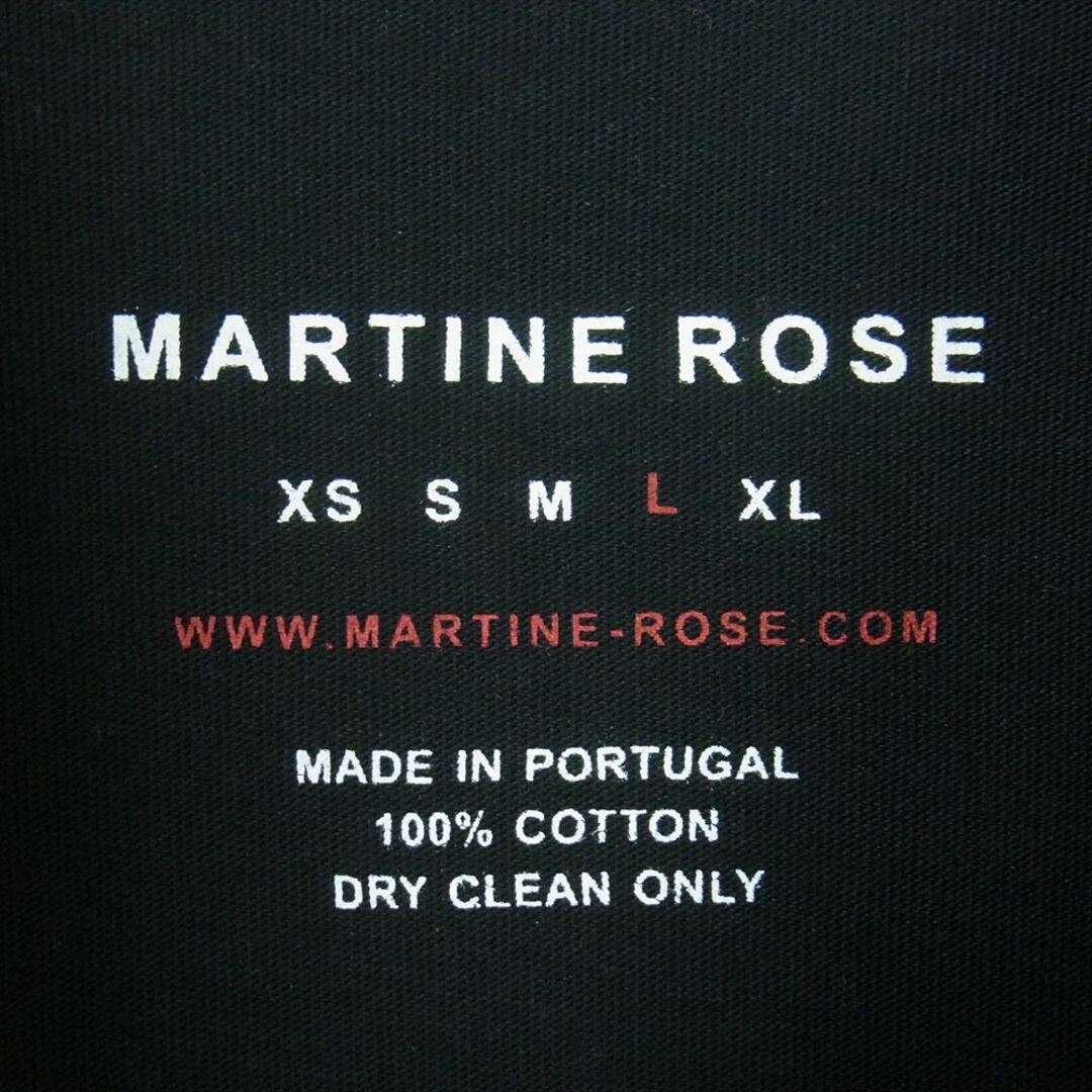 マーティンローズ MARTIN ROSE モックネック ロゴ 長袖 Tシャツ ブラック系 L【中古】 メンズのトップス(Tシャツ/カットソー(七分/長袖))の商品写真