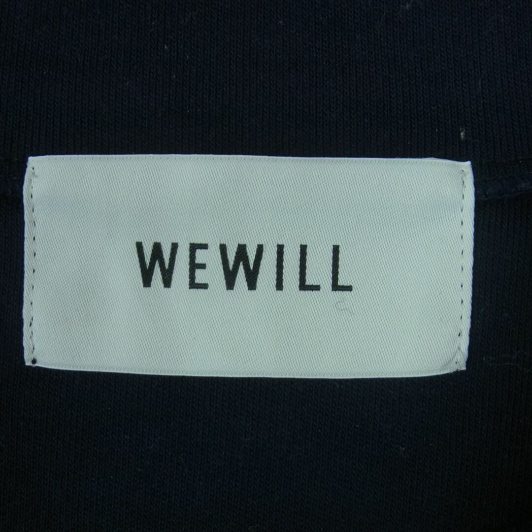 ウィーウィル WEWILL W-000-8015 Smooth Mock Turtle Neck T Shirt モック タートル ネック 長袖 Tシャツ ダークネイビー系 3【中古】 メンズのトップス(Tシャツ/カットソー(七分/長袖))の商品写真