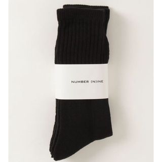 NUMBER(N)INE 】クルーソックス 黒色❗️2足セット❗️新品未使用❗️