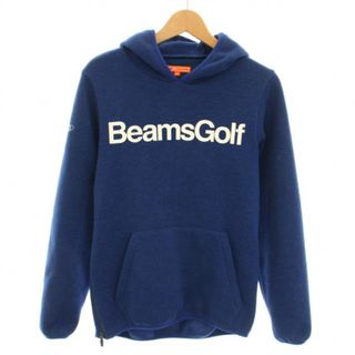 BEAMS GOLF ゴルフウェア ポーラーテックフリースフーディ 長袖 S 青(パーカー)