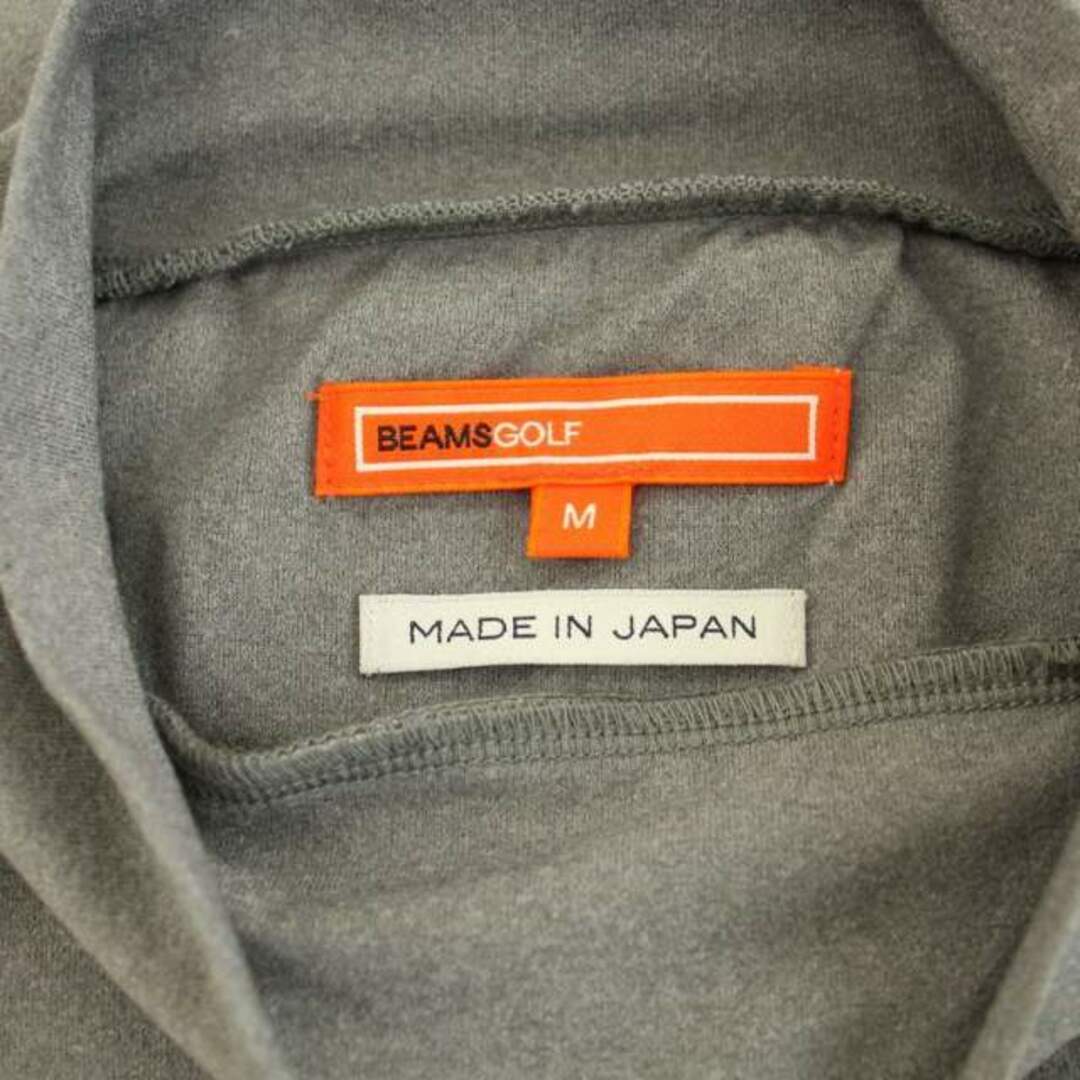 BEAMS GOLF ゴルフウェア 立体スリーブモックネックシャツ ロンT M メンズのトップス(Tシャツ/カットソー(七分/長袖))の商品写真