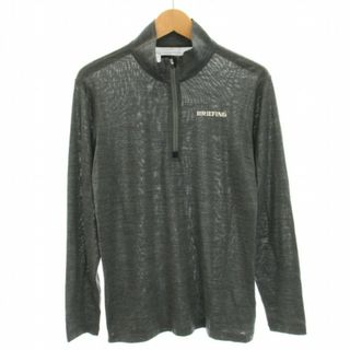 ブリーフィング(BRIEFING)のBRIEFING TOUR HALF ZIP HT ニット Tシャツ 長袖 M(Tシャツ/カットソー(七分/長袖))