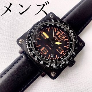 GUIONNET - GUIONNET  FLIGHT   TIMER　メンズクォーツ腕時計　稼動品