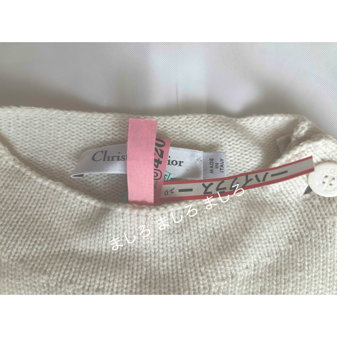Christian Dior(クリスチャンディオール)のご予約品です❣️ディオール ニット カシミヤ 2024SS size36 レディースのトップス(ニット/セーター)の商品写真