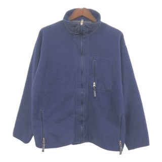 パタゴニア(patagonia)の90年代 USA製 patagonia パタゴニア フリースジャケット アウトドア パープル (メンズ XL) 中古 古着 Q5917(その他)