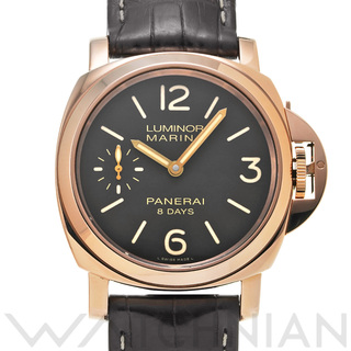 オフィチーネパネライ(OFFICINE PANERAI)の中古 パネライ PANERAI PAM00511 R番(2015年製造) ブラウン メンズ 腕時計(腕時計(アナログ))