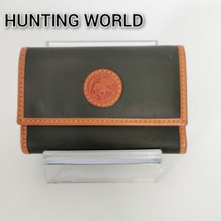 ハンティングワールド(HUNTING WORLD)の良品 ハンティングワールド バチュークロス キーケース 6連 カーキ(その他)