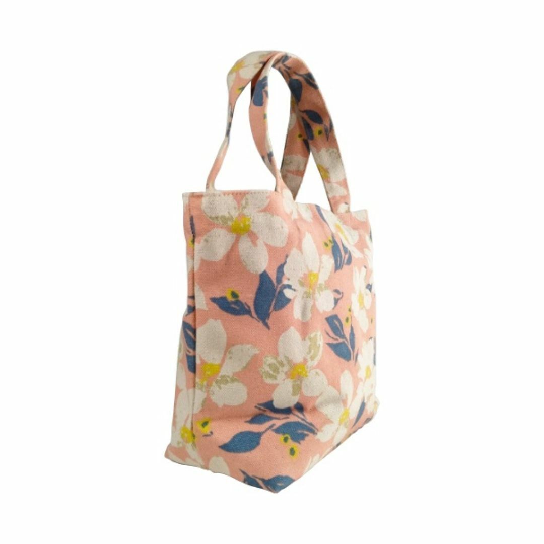 FRIENDSHILL(フレンズヒル)のミニトート ボタニカル 花柄 フラワー ピンク かわいい お洒落 フレンズヒル レディースのバッグ(トートバッグ)の商品写真