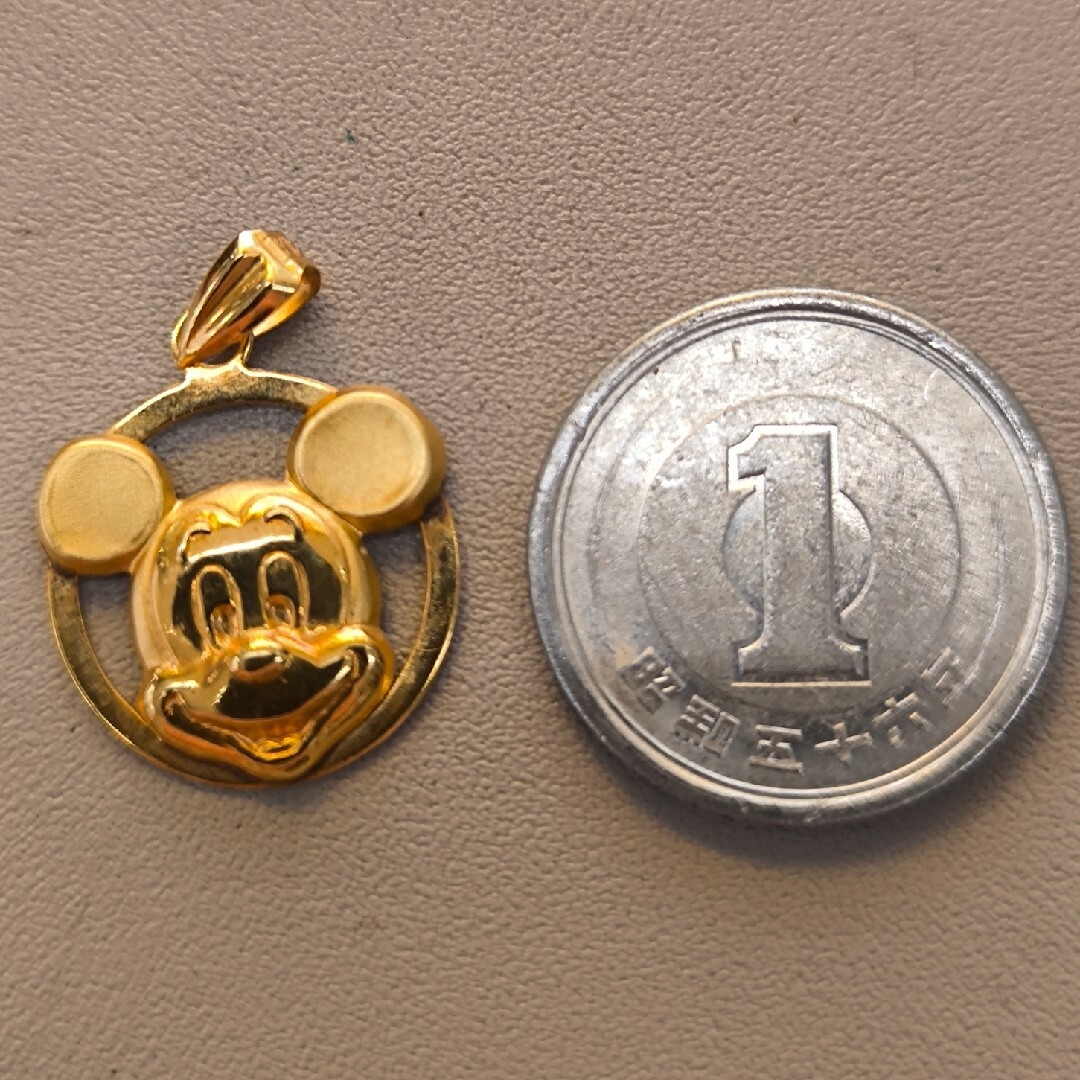 Disney(ディズニー)のミッキー マウス k18 のペンダントトップ レディースのアクセサリー(ネックレス)の商品写真