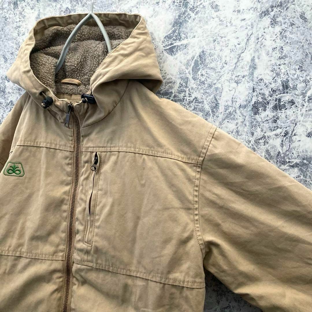 VINTAGE - IJ208【激レア】古着カベラス企業刺繍シープボア肉厚 VINTAGE - IJ208【激レア】古着カベラス企業刺繍シープボア肉厚