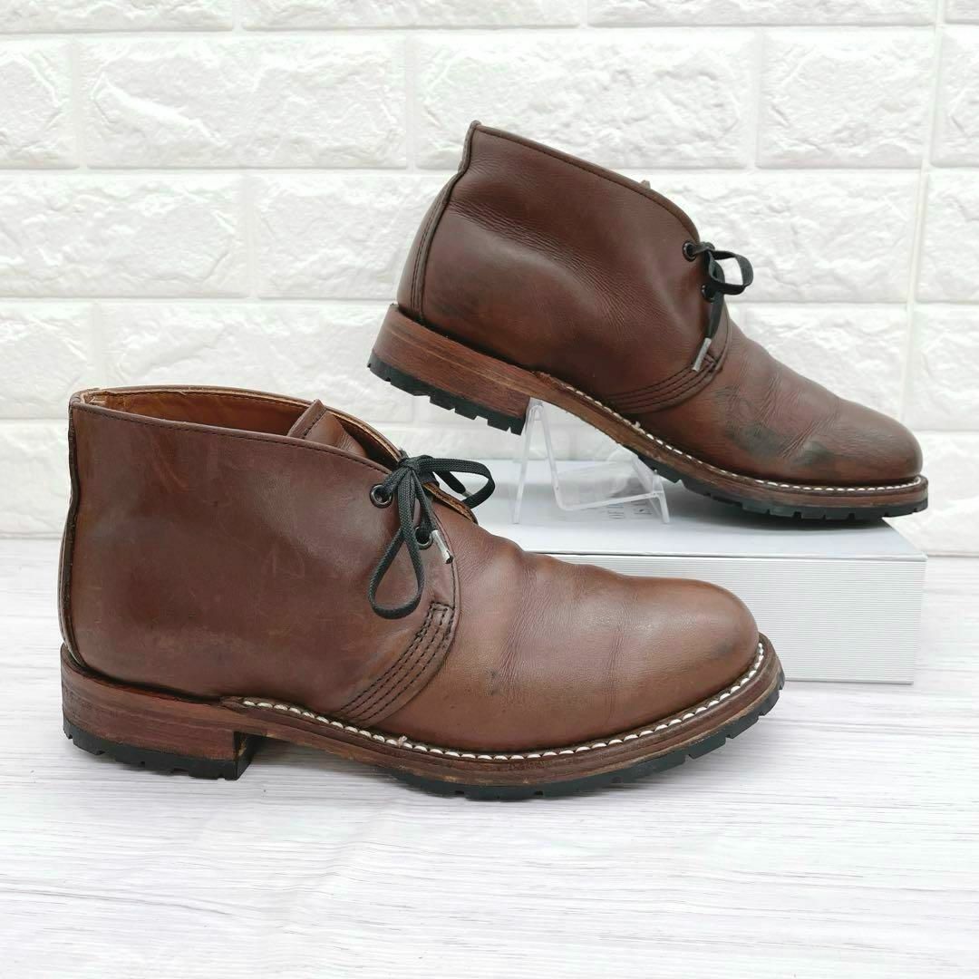 REDWING(レッドウィング)の良品 RED WING レッドウィング ベックマン 9017 10年製 レザー メンズの靴/シューズ(ブーツ)の商品写真