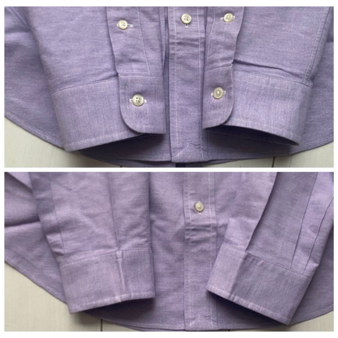 POLO RALPH LAUREN(ポロラルフローレン)の美品 90s POLO ラルフローレン purple パープル 紫 BD XL メンズのトップス(シャツ)の商品写真