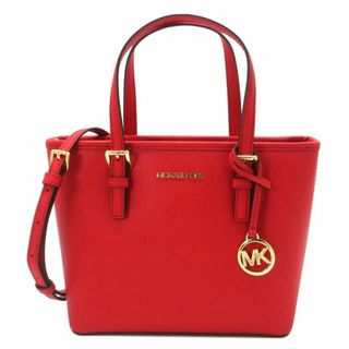 マイケルコース(Michael Kors)の【新品】マイケルコース トートバッグ Michael Kors ジェット セット トラベル レザー エクストラ スモール キャリーオール コンバーチブル トップジップ 2WAYトート 斜め掛け 35T9GTVT0L BRIGHT RED(レッド系)レディース JET SET TRAVEL Extra Carryall Convertible Top Zip Tote LEATHER(トートバッグ)