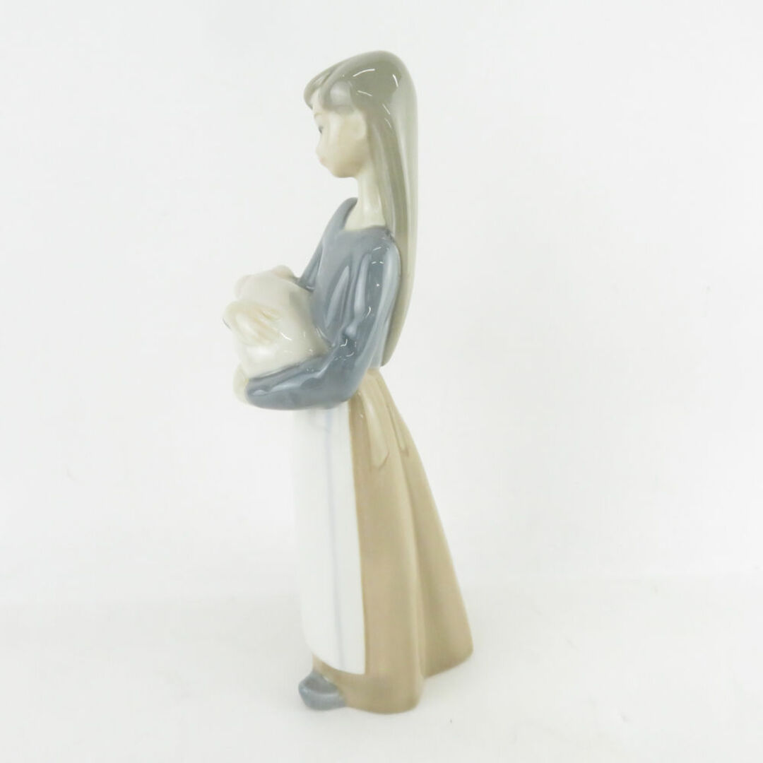 美品 LLADRO リヤドロ 1011 子豚を抱く少女 フィギュリン 置物 美品 LLADRO リヤドロ 1011 子豚を抱く少女 フィギュリン 置物