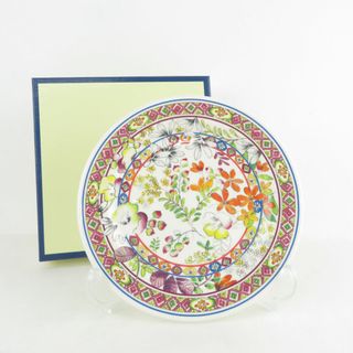 美品 Gien ジアン Bagatelle バガテル 小皿 13cmプレート SY9359Q (食器)