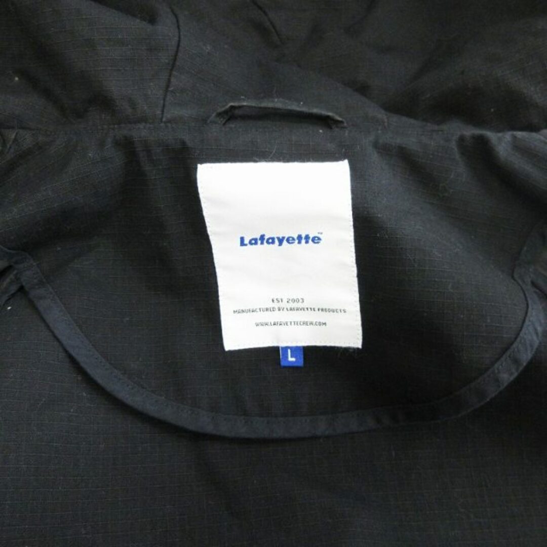 ラファイエット フィールドパーカー LFT14AW06 黒 ブラック L メンズのジャケット/アウター(ブルゾン)の商品写真