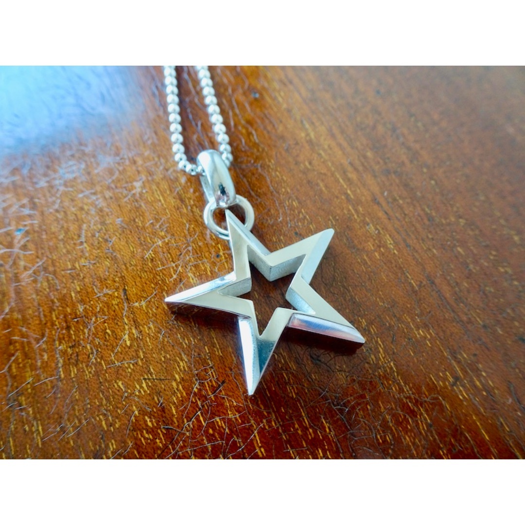 仁尾彫金『スターヘッド、バチカンあり』ハンドメイド214b
