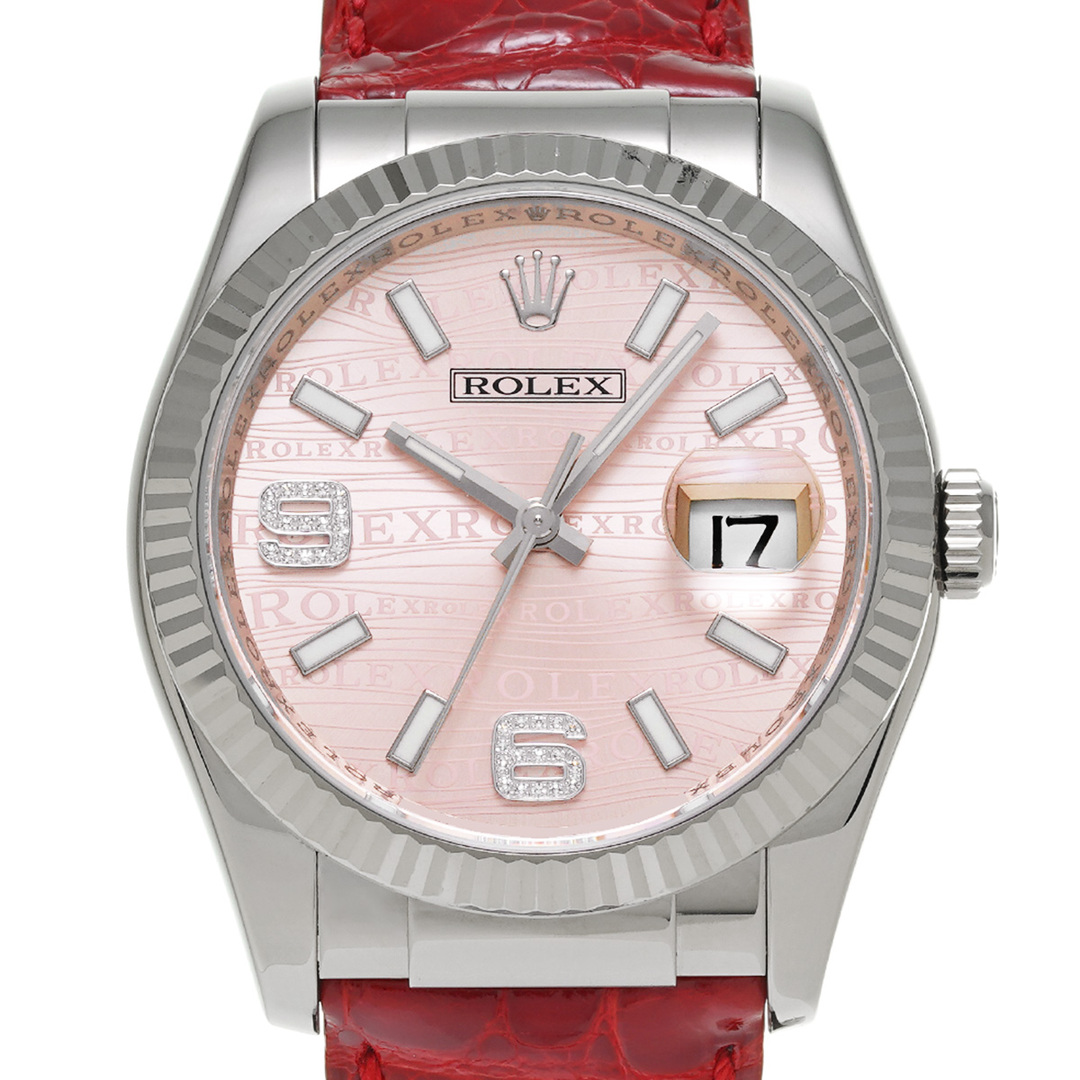 ROLEX(ロレックス)の中古 ロレックス ROLEX 116139 Z番(2006年頃製造) ピンクウェーブ/ダイヤモンド メンズ 腕時計 メンズの時計(腕時計(アナログ))の商品写真
