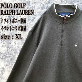 ポロゴルフ(Polo Golf)のIS287【即完モデル】ポロゴルフラルフローレン刺繍ハーフジップスウェット大人気(スウェット)