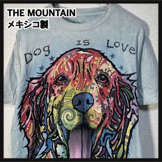 【マウンテン】メキシコ製半袖Tシャツ　アニマル　犬　アート　ラブラドール49(Tシャツ/カットソー(半袖/袖なし))