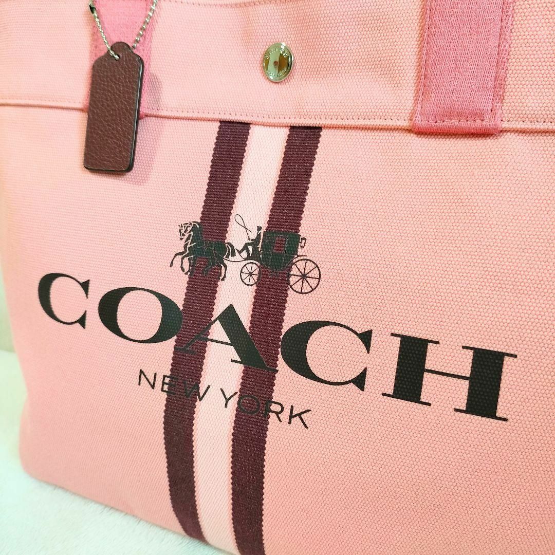 COACH(コーチ)のコーチ　COACH　トートバッグ　ボストンバック　エコバッグ　ピンク　大容量 レディースのバッグ(トートバッグ)の商品写真