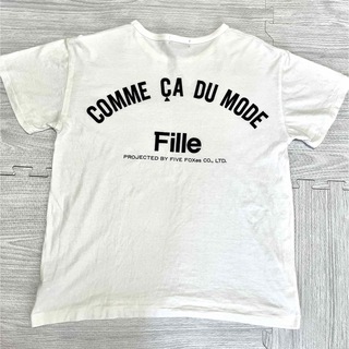 【美品】COMME CA du MODE Tシャツ 子ども レディース(Tシャツ(半袖/袖なし))
