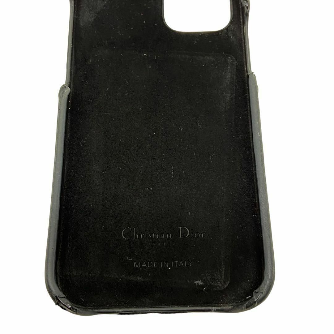 Christian Dior ディオールiPhone12/Proケース ブラック Christian Dior ディオールiPhone12/Proケース ブラック