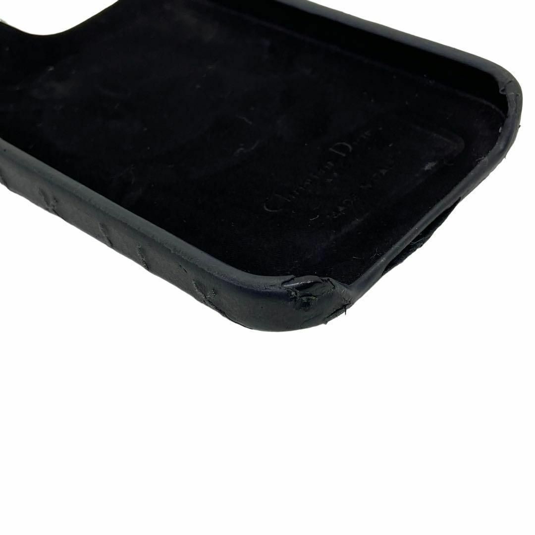 Christian Dior ディオールiPhone12/Proケース ブラック Christian Dior ディオールiPhone12/Proケース ブラック
