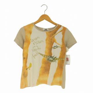 WACHIFIELD(フルギ) フロントプリント ボートネックTシャツ トップス(Tシャツ(半袖/袖なし))