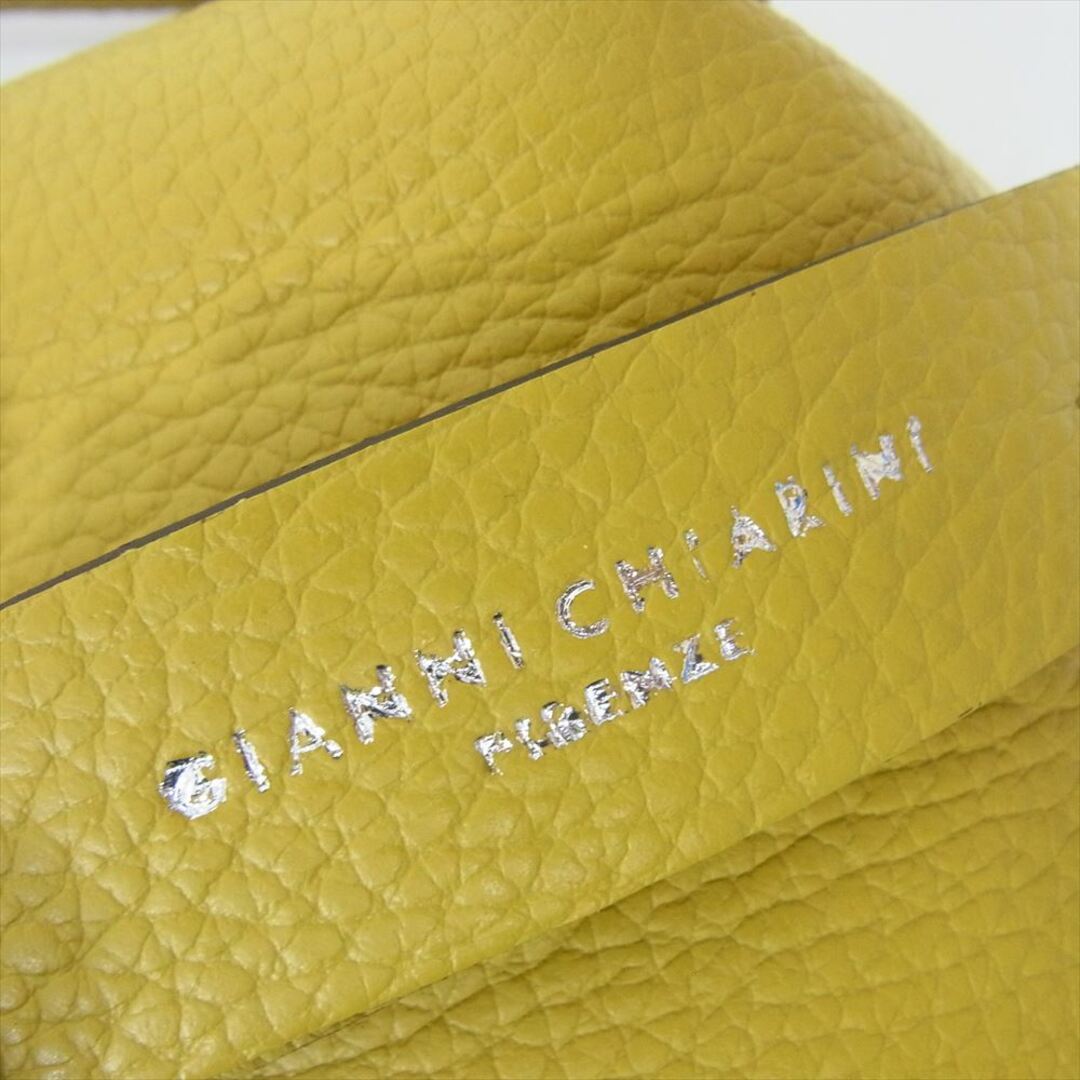 ジャンニキアリーニ gianni chiarini ショルダーバッグ BS8145-GRN 236 ALIFA S アリファ レザー 2way ショルダーバッグ レザー ハンドバッグ CURRY イエロー系【極上美品】【中古】 レディースのバッグ(メッセンジャーバッグ)の商品写真