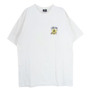 ステューシー(STUSSY)のSTUSSY ステューシー Ｔシャツ スカル プリント Ｔシャツ 半袖 ホワイト系 XL【中古】(シャツ)