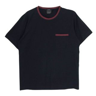 Gucci - GUCCI グッチ Ｔシャツ 147957 Z1351 イタリア製 シェリーライン ポケット 半袖 Tシャツ ブラック系 M【中古】