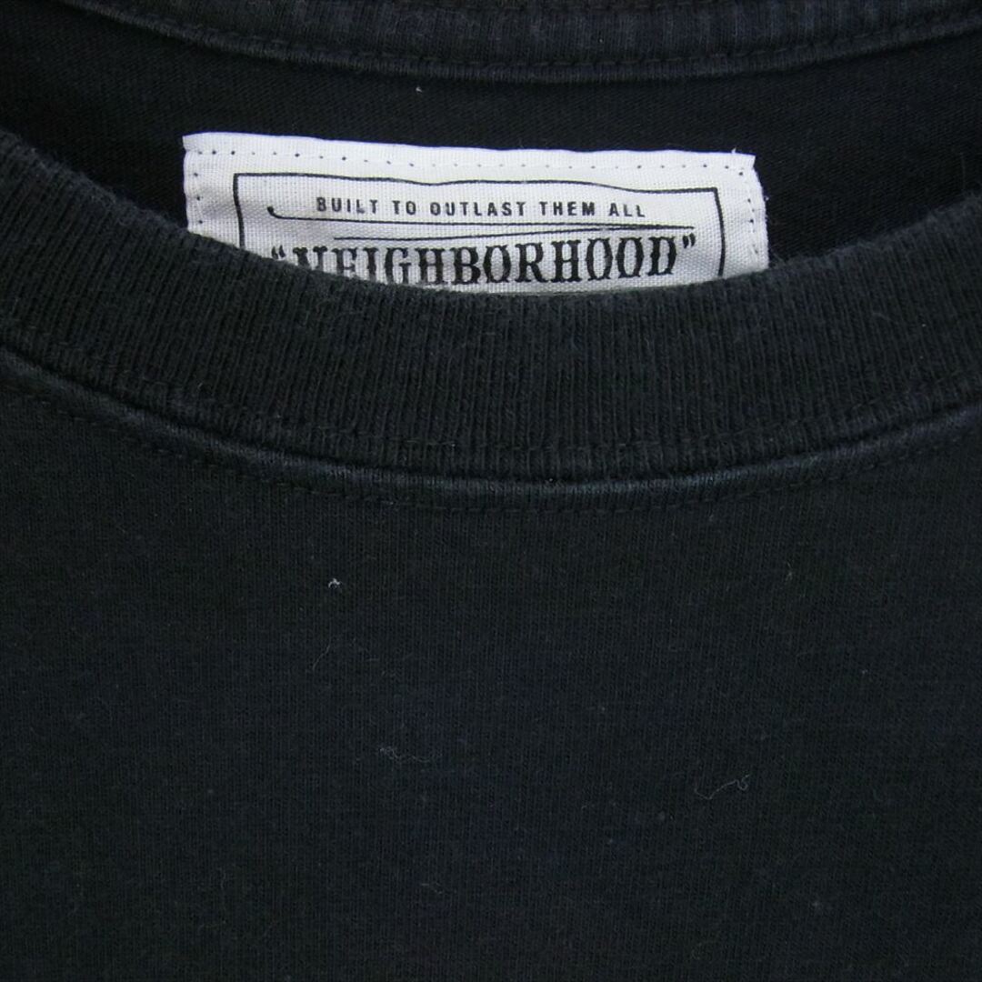 NEIGHBORHOOD(ネイバーフッド)のNEIGHBORHOOD ネイバーフッド Ｔシャツ NH TEE-9 プリント 半袖 Tシャツ ブラック系 S【中古】 メンズのトップス(シャツ)の商品写真