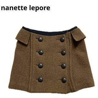 ナネットレポー(Nanette Lepore)の美品 nanette lepore ナネットレポー ミニスカート 2 おしゃれ(ミニスカート)